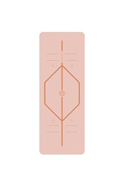 Rebuwo Hizalamalı 5mm Kaydırmaz Doğal Kauçuk Yoga Matı Pilates Mat 183 X 68 C...