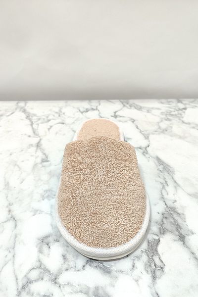 VEVİEN HOME Βαμβακερές παντόφλες μπάνιου και σπιτιού Πετσέτες παντόφλες ξενοδοχείου, σπα, παντόφλες σπιτιού
