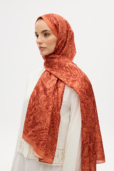 cs camellia scarf Reflection Soft Shawl - Πορτοκαλί