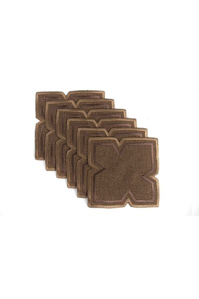 Mikasa Moor Ella Brown 6-Piece Coasters