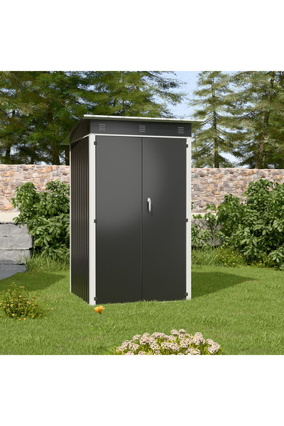 Gardinus Kilitli Bahçe Depolama Evi 110 X 110 X 185 Cm SS-04