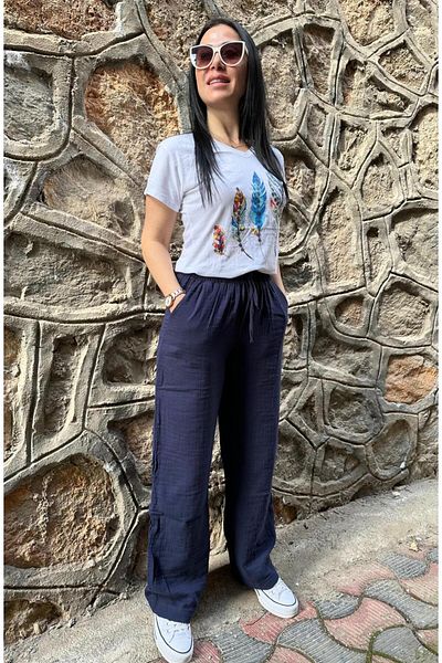 KTY TR Draped Pantalon 100% Cotton