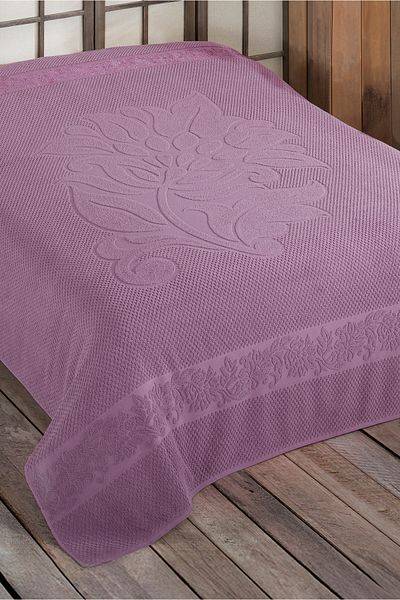 My Catherine Double 200X220 cm Summer Towel Pique 100% Cotton |   Comfortable, Stylish and Breathable Bedspread