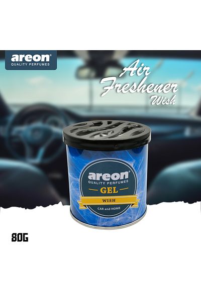 Areon Car Air Freshener Areon Wish Gel Perfume 80g Air Freshener for Car ,Home