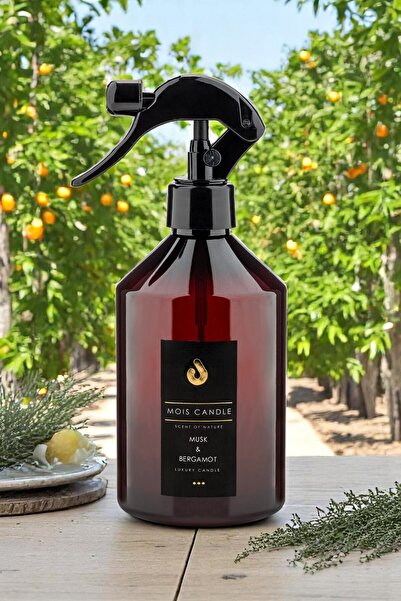 Mois Candle Misk Ve Taze Bergamot Kokulu Kalıcı Kumaş Ve Oda Spreyi - 500 ml ...