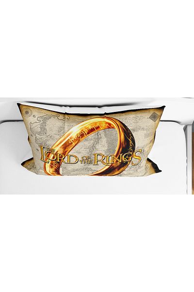 Erays Home Set de lenjerie de pat pentru adolescenți cu imprimare 3D Stăpâna Inelelor