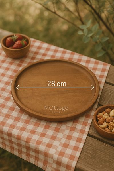 Mottogo Presentation Holder with Wooden Plate and Stock