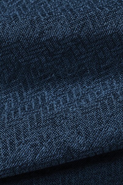 Latuda Home Zenit Koltuk Örtüsü 175x300 Large Dekoratif Jakarlı Şönil | Kanepe Örtüsü | Kaymaz , Gece Mavisi