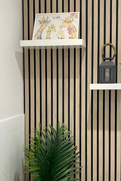 Dekonil 3 Boyutlu Lambri Desenli Eps Strafor Dokulu Duvar Paneli 50x100 (2 ADET)