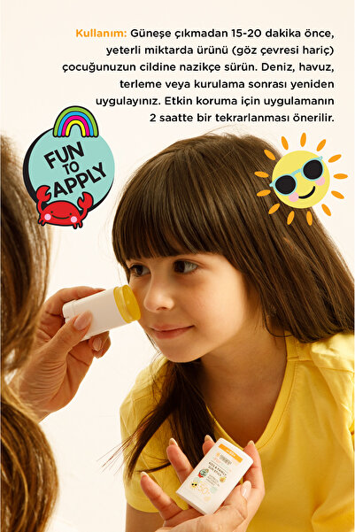 MammacomicaDough Purkids Yüksek Korumalı Bebek Çocuk Güneş Koruyucu Stick Organik Filtre Spf50 Uva Uvb Pa
