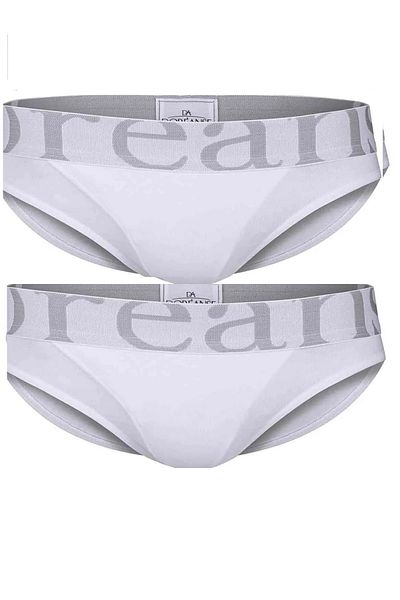 Doreanse 2 Pack Men's Modal Slip Panties 1225 White