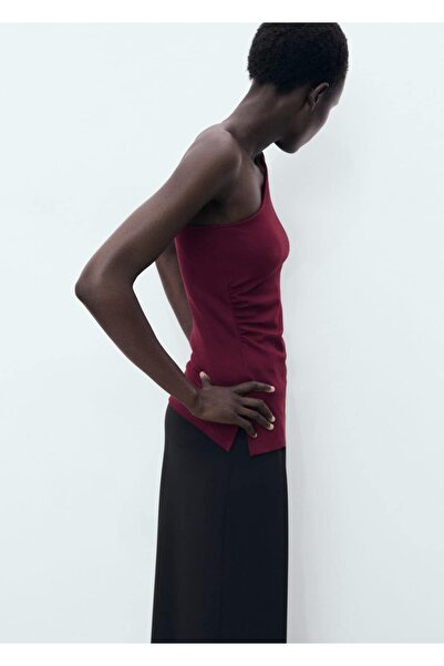 MANGO Woman Drape asimetrik bluz