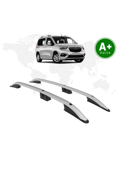 FA OTOMOTİV Opel Combo Tavan Çıtası Kısa Şasi 2019 Model Ve Sonrası Gri
