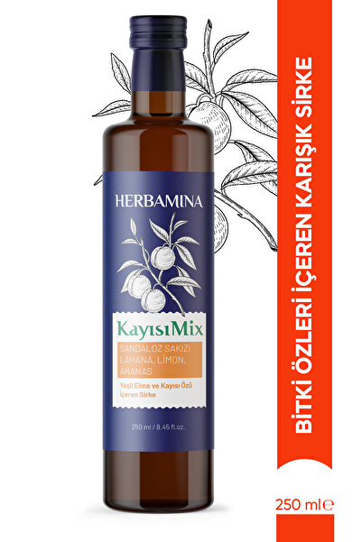 Herbamina Kayısı Mix Sirke 250ml