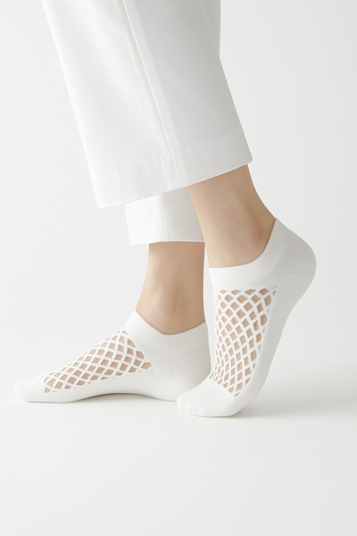 SADIK ÇORAPLARI Mesh Booties Women's Socks 6 Pairs 1St Set