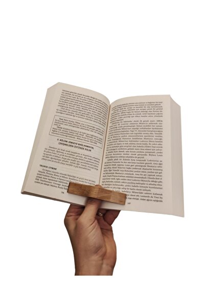 Pembe Pasaj Kitap Okuma Yüzüğü Kitap Tutucu