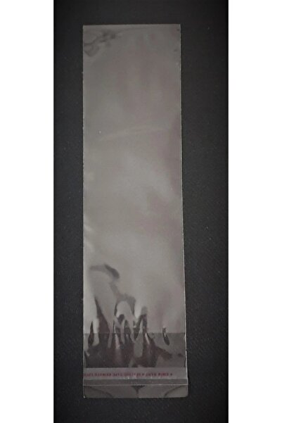 MG HOME TASARIM 8X30 50 ADET BANTLI ŞEFFAF JELATİN OPP ÇATAL KAŞIK OPPJELATİN POŞET