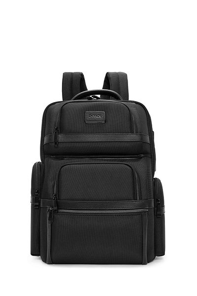 Derimod D-Pack Men's Black Fabric Backpack 24Wbd30016F