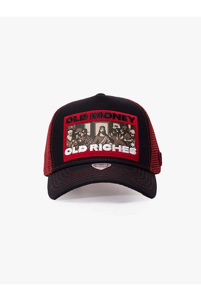 Rust&Rich Women Men Black Trucker Hat Urban Collection Old Money