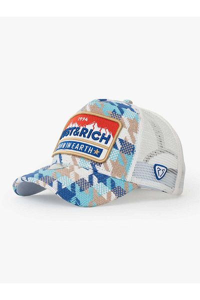 Rust&Rich Women Men Blue Hat Urban Collection - Born in Earth - Trucker Hat