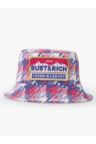 Rust&Rich Women Men Pink Hat Urban Collection Born in Earth Bucket