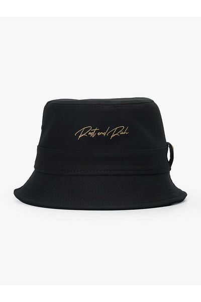 Rust&Rich Black Bucket Hat - Women & Men, Timeless Collection Basic