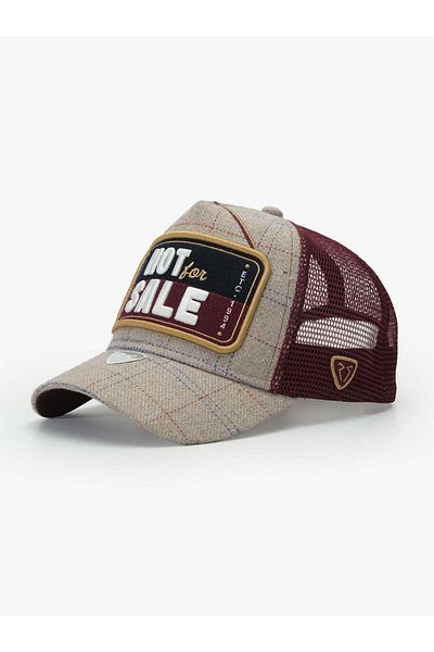 Rust&Rich Women Men Burgundy Trucker Hat Motto Collection Not for Sale