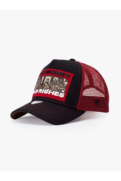 Rust&Rich Women Men Black Trucker Hat Urban Collection Old Money