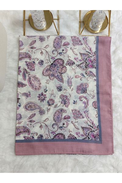REMOMODA Patterned Soft Cotton Shawl
