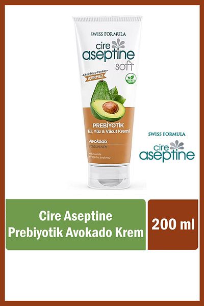 CIRE ASEPTINE 200 ml Prebiotic Avocado Hand, Face and Body Cream