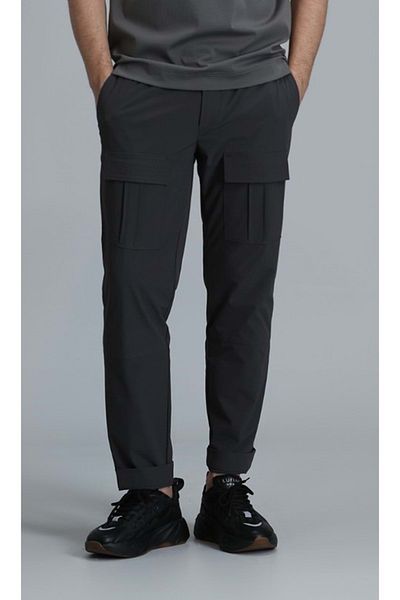Lufian 111190332 Pantaloni de jogging de drum Pantaloni pentru bărbați, kaki