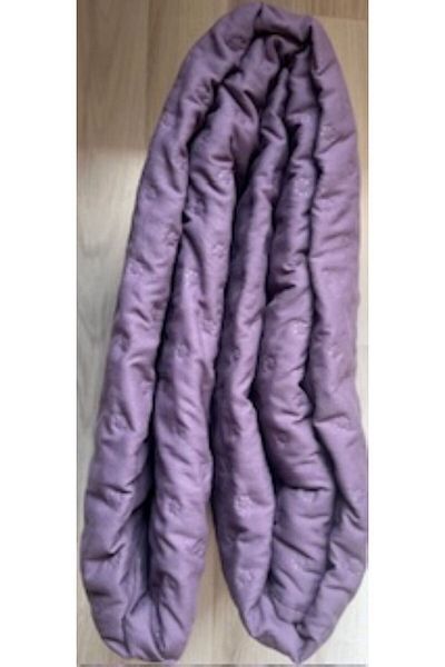 GENÇEV HOME COLLECTİONS Quilted Plain Oversized Multi-Purpose Cover (Pike) Plum - 230X250 cm - Double Sided Use