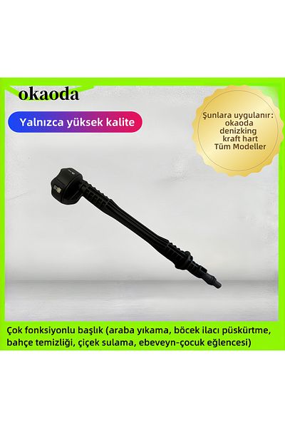 KRAFT HART High Pressure Car Washing Machine Accessories, Extension Rod 6 Function Nozzle