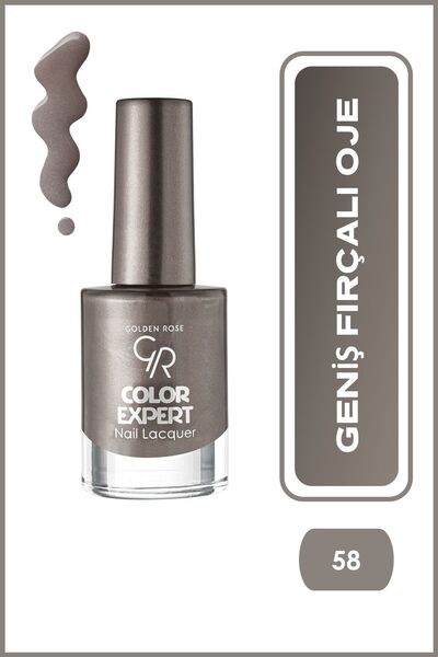 Golden Rose Color Expert Nail Lacquer 58 Geniş Fırçalı Oje 10,2 ml