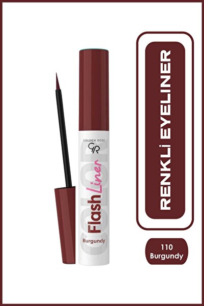Golden Rose Flash Liner Colored Eyeliner 110 Burgundy Renkli Eyeliner 3,5 ml