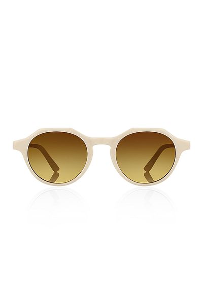 Kinary New Trend Unisex Sunglasses Cream Shiny 1037