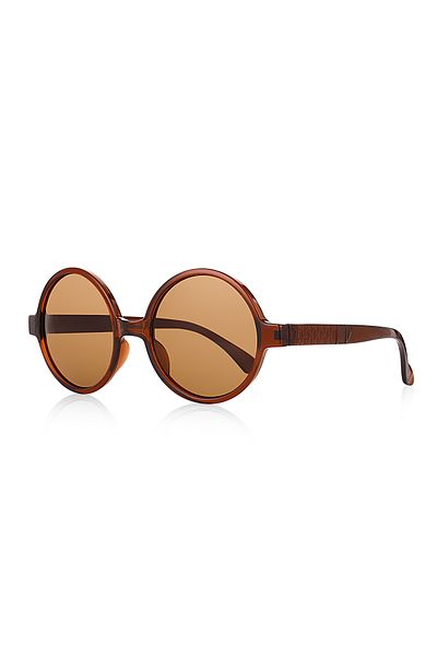 Kinary New Trend Unisex Sunglasses Brown Shiny 2005
