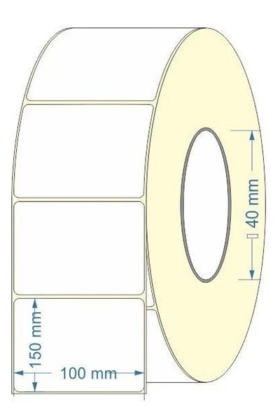ambalaje365 Thermal Self-Adhesive Labels for AWB C 6, 100 x 150 mm, 500 Labels/Roll