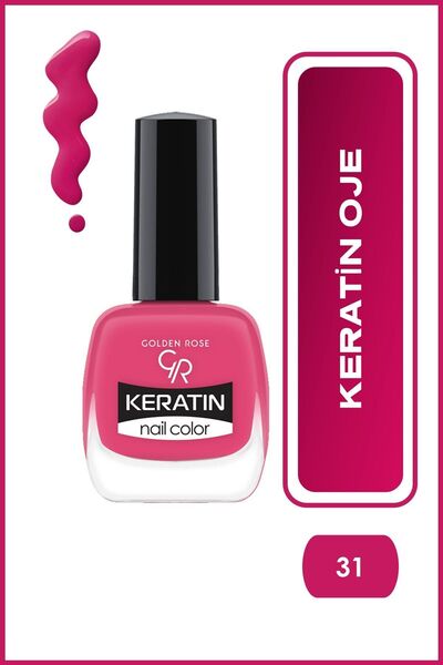 Golden Rose Keratin Nail Color 31 Keratin Oje 10,5 ml