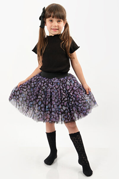 Milangel desenli kız çocuk ekstra kabarık party doğum günü tütü etek