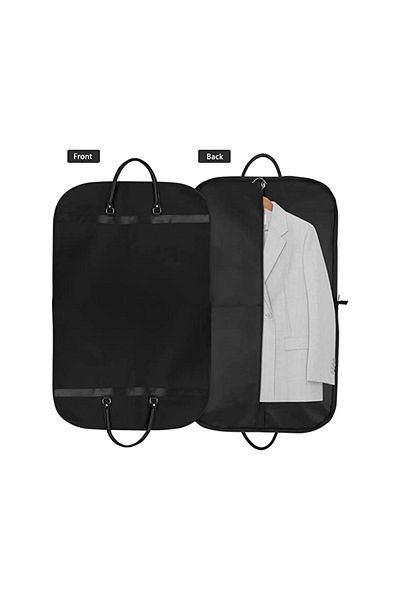 BUGATTI Anzugtasche 60 X 100 Cm Faltbar Premium Kleidertasche Atmungsaktiver Kleidersack Anzug Mit Tragegrif