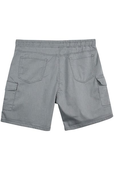 tambattal Large Size Lycra Denim Shorts with Cargo Pockets