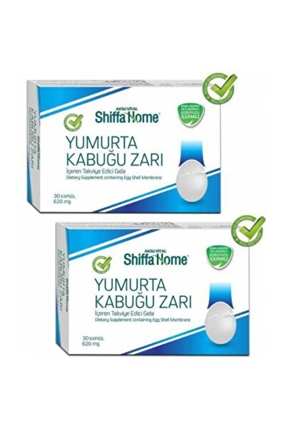 Shiffa Home 2 Kutu Yumurta Kabuğu Zarı Kapsül Aksu Vital Egg Shell Membrane