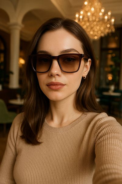 Kinary Uv400 Protection Most Trending Sunglasses Brown Shiny 2043