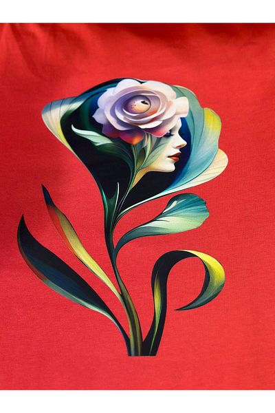 Gönülden Tasarım FLORI STICK ON FERĂ TRANSFER PRINT ARMĂ 24X17 CM