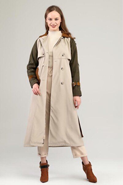 Jamila Μακρυά Εποχική Τριχρωμία Καμπαρντ/Καπ