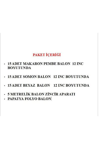 turkuaz parti Papatya Concept Balloon Set 45 Pieces