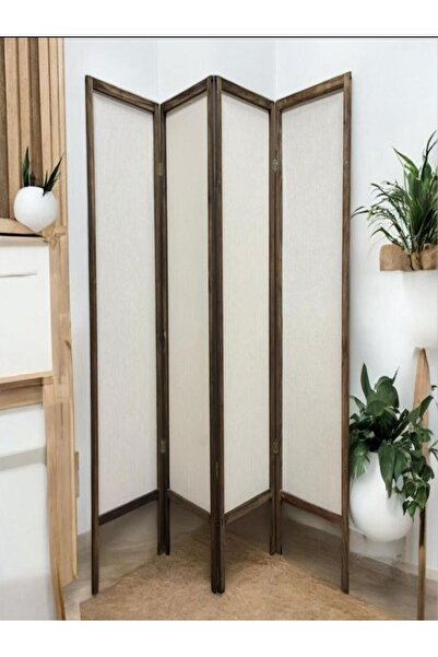 meditroia Paravan Seperatör 4 Kanatlı En 200cm Yükseklik 160cm Su Geçirmez Arkası Görünmez Özel Kumaş