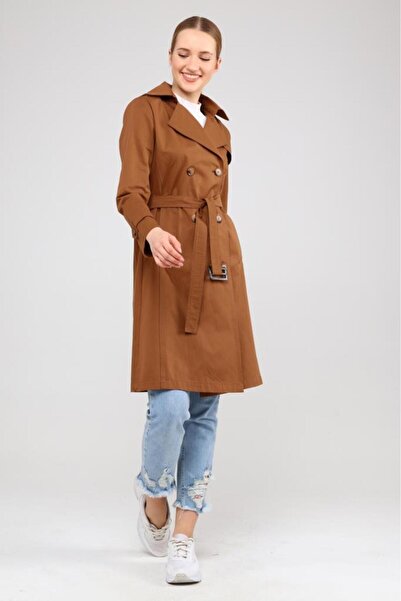 Jamila Kadın Yazlık Orta Boy Trençkot