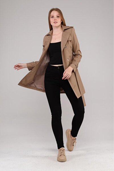 Jamila Mevsimlik Kadın Trençkot